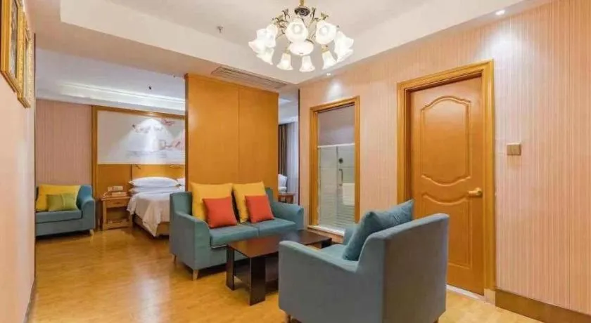 Bed in Vienna Hotel Anhui Bozhou Lixin Yuanli Plaza