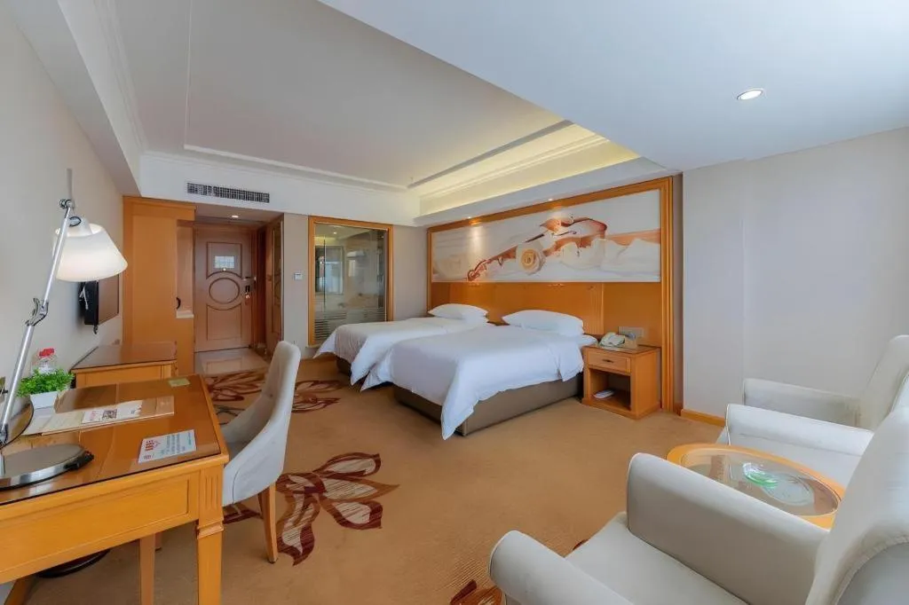 Bed in Vienna Hotel Guangdong Shaoguan Renhua Danxiashan County Center