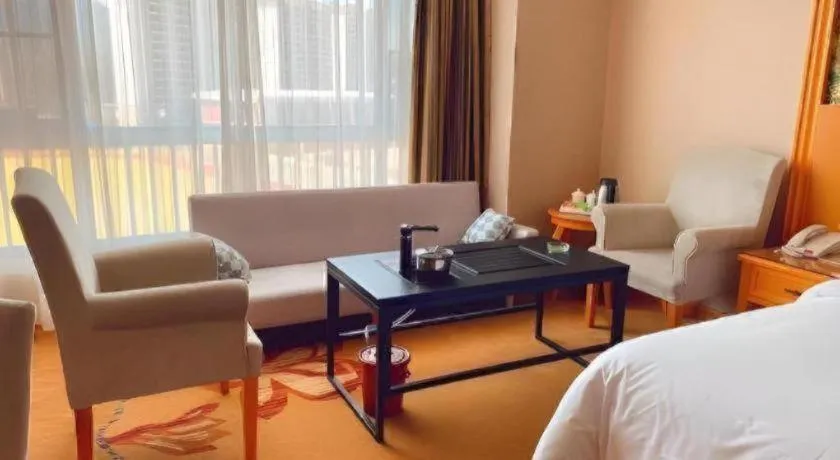 Bed in Vienna Hotel Guangdong Shaoguan Renhua Danxiashan County Center