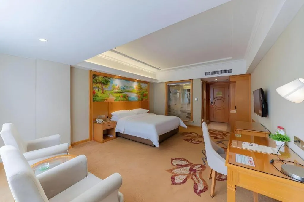 Bed in Vienna Hotel Guangdong Shaoguan Renhua Danxiashan County Center