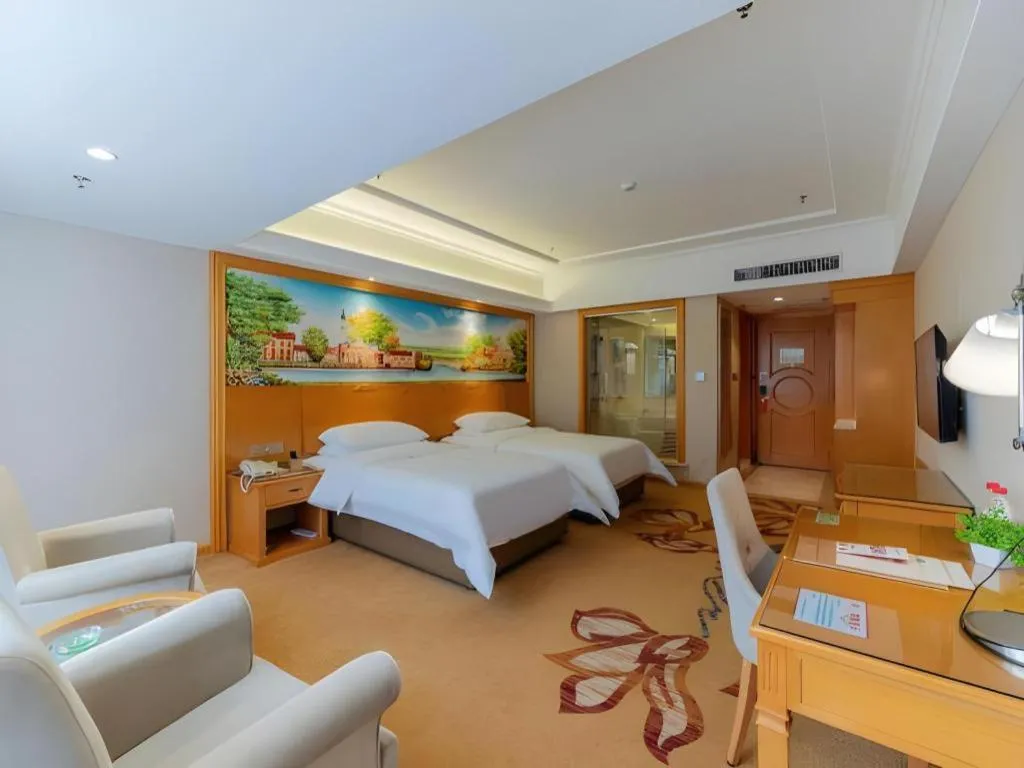 Bed in Vienna Hotel Guangdong Shaoguan Renhua Danxiashan County Center