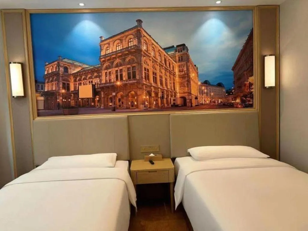 Bed in Vienna Hotel Shandong Yuncheng Shuihu Road Hoahancheng
