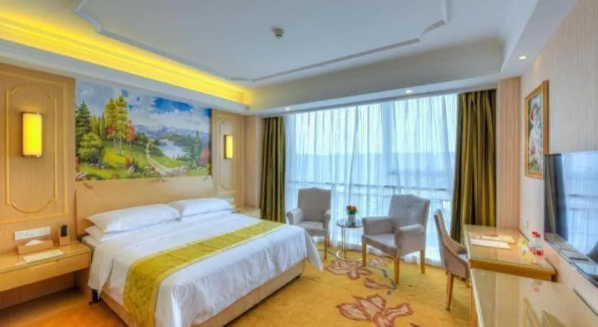 Bed in Vienna Hotel Chengdu Chadianzi Toursim Center