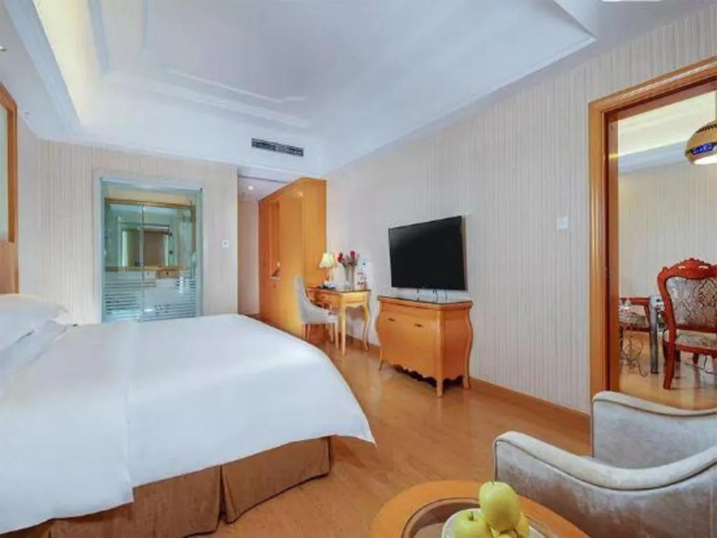 Bed in Vienna Hotel Chengdu Chadianzi Toursim Center