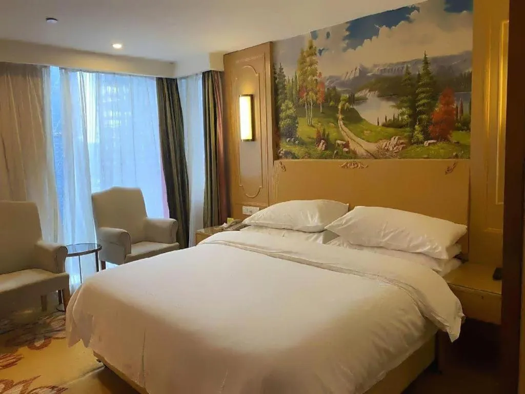 Bed in Vienna Hotel Chengdu Chadianzi Toursim Center