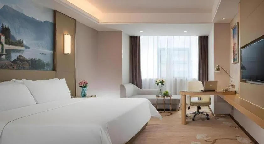 Bed in Vienna Hotel Nanchang West Station Guobo Metro Station