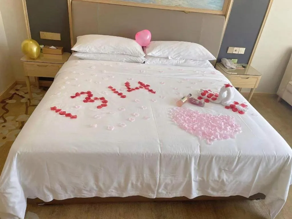 Bed in Vienna Hotel Nanchang West Station Guobo Metro Station