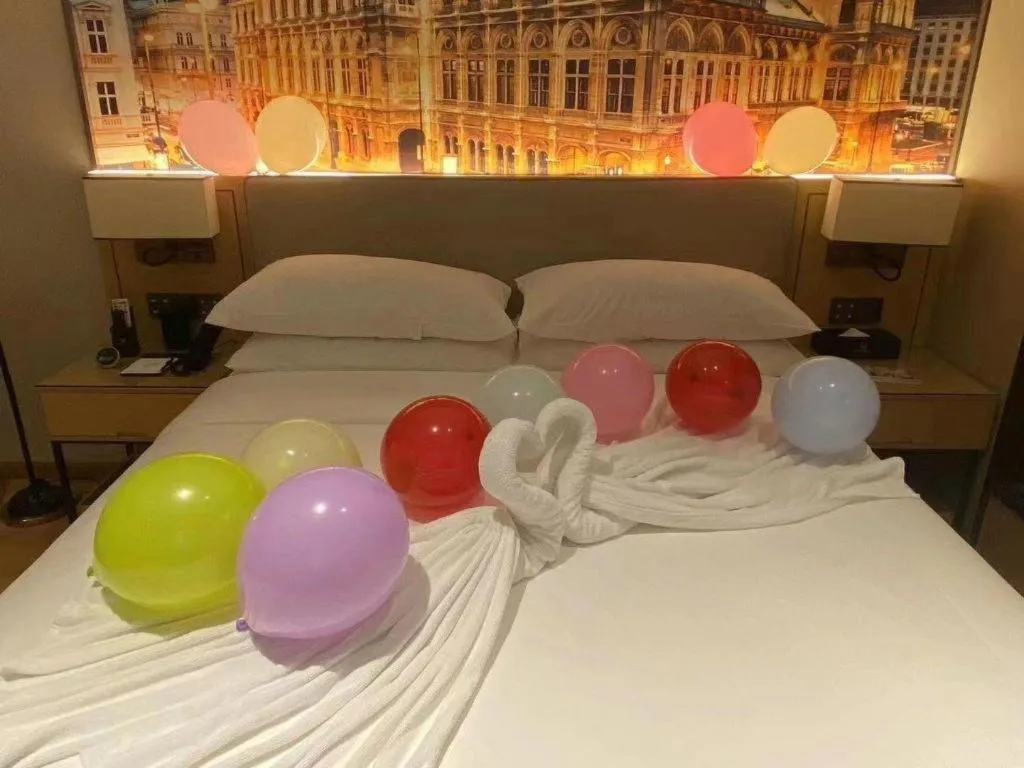 Bed in Vienna Hotel Nanchang West Station Guobo Metro Station