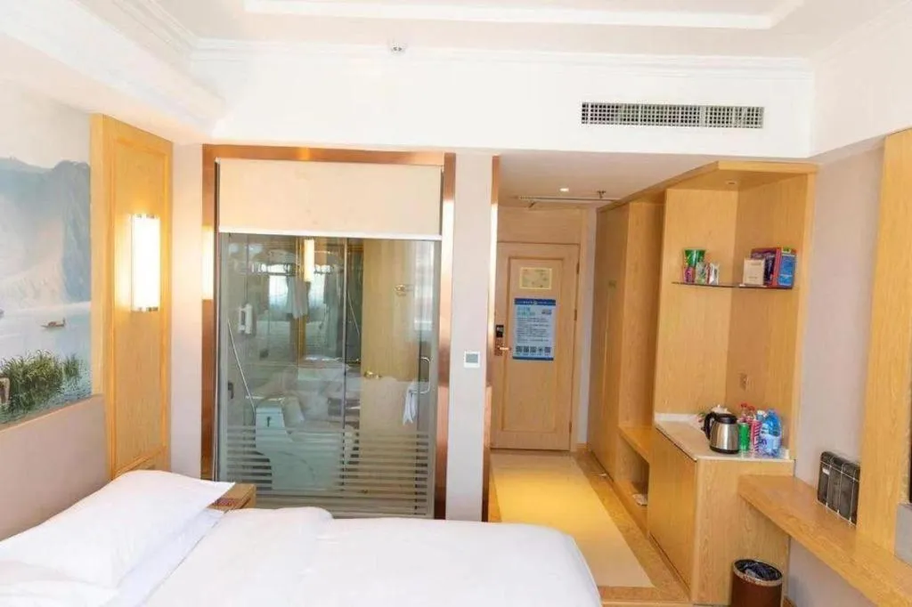 Bed in Vienna Hotel Shandong Linyi Mengyin