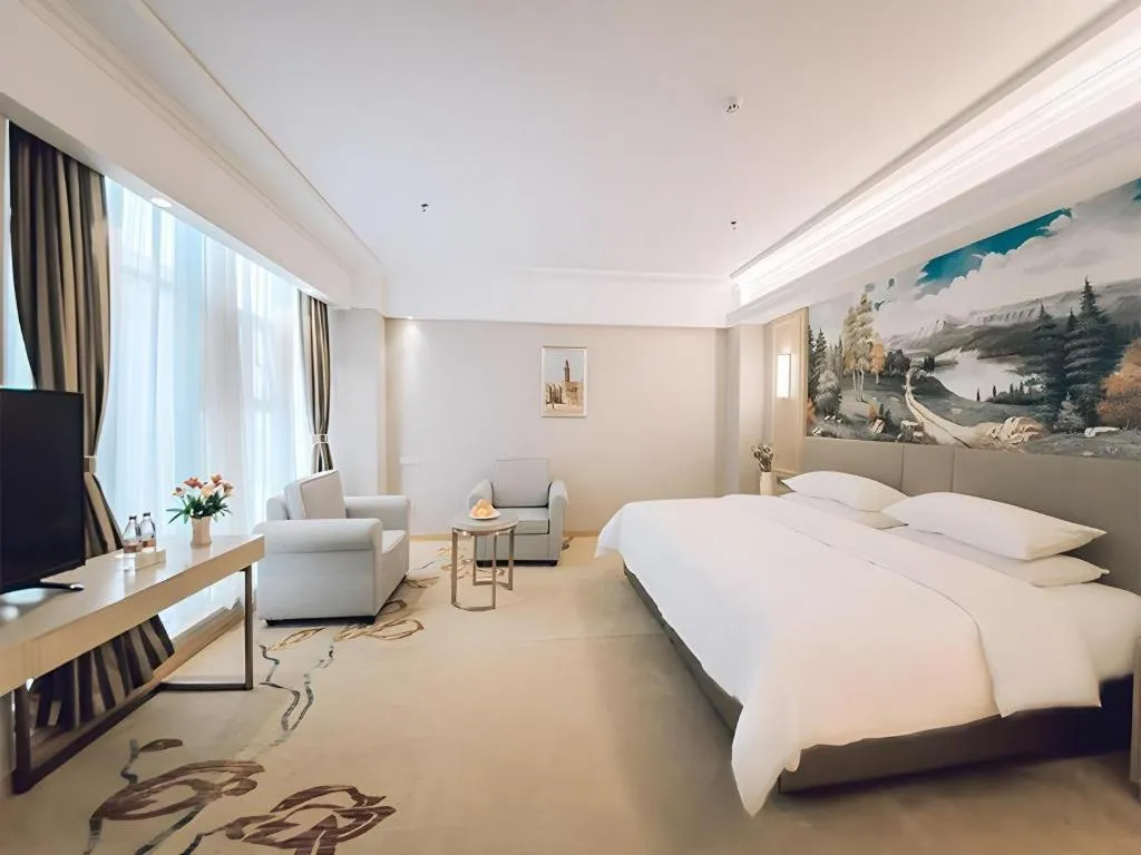 Bed in Vienna Hotel Shandong Linyi Mengyin