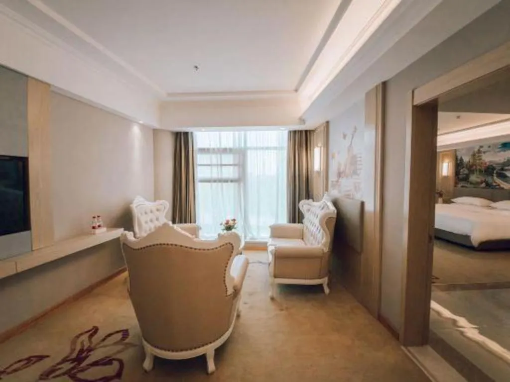 Bed in Vienna Hotel Shandong Linyi Mengyin