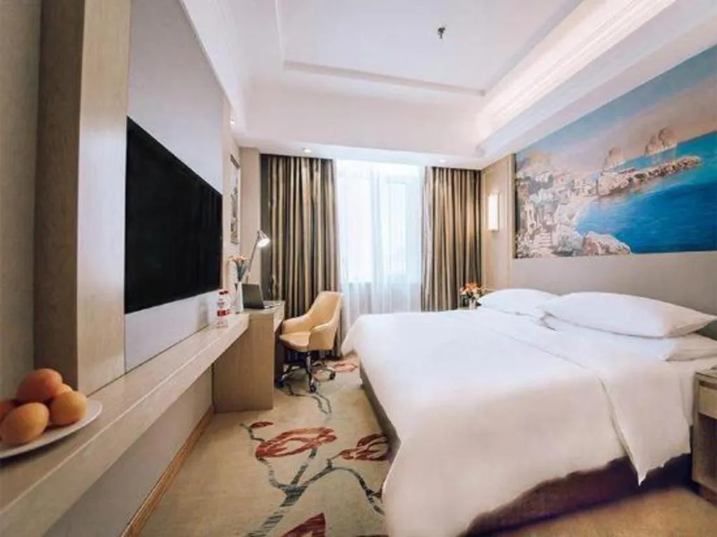 Bed in Vienna Hotel Shandong Linyi Mengyin