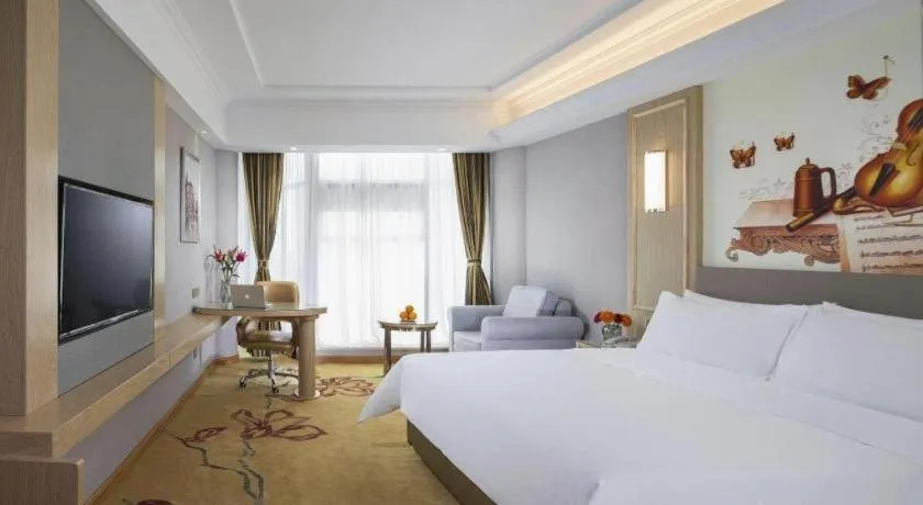 Bed in Vienna Hotel Shandong Linyi Mengyin