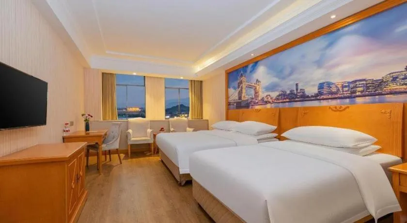 Bed in Vienna Hotel Hubei Enshi Railway Station