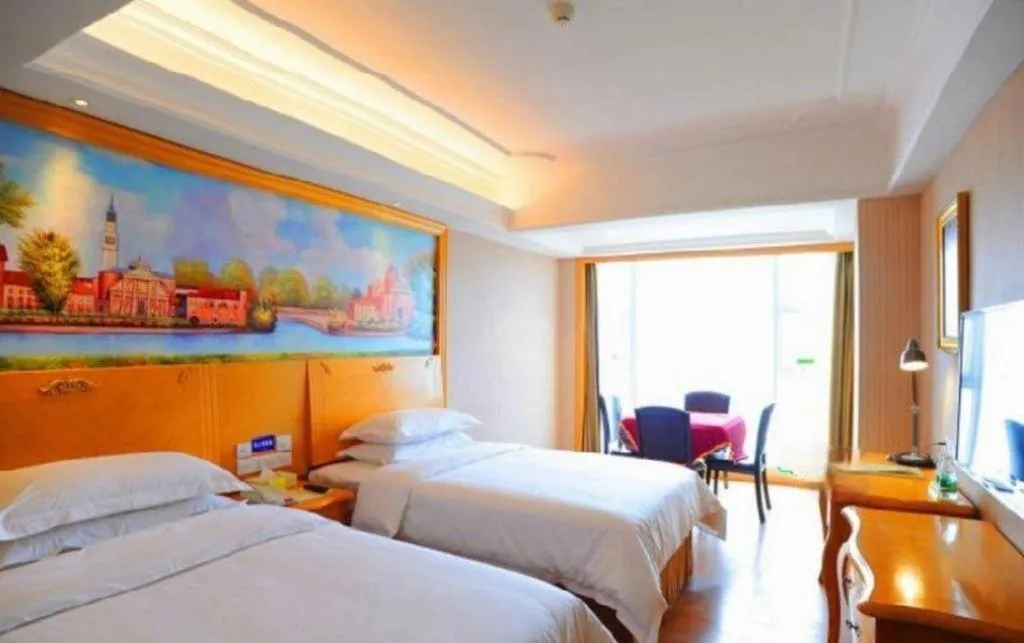 Bed in Vienna Hotel Hubei Enshi Railway Station