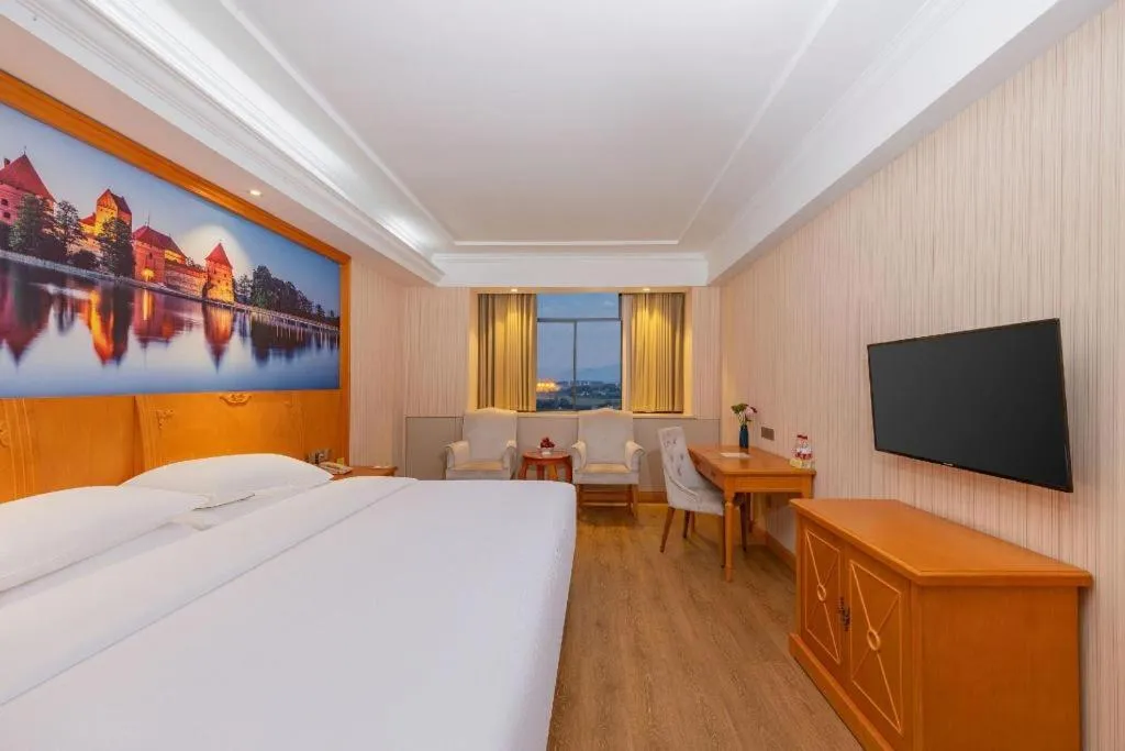 Bed in Vienna Hotel Hubei Enshi Railway Station