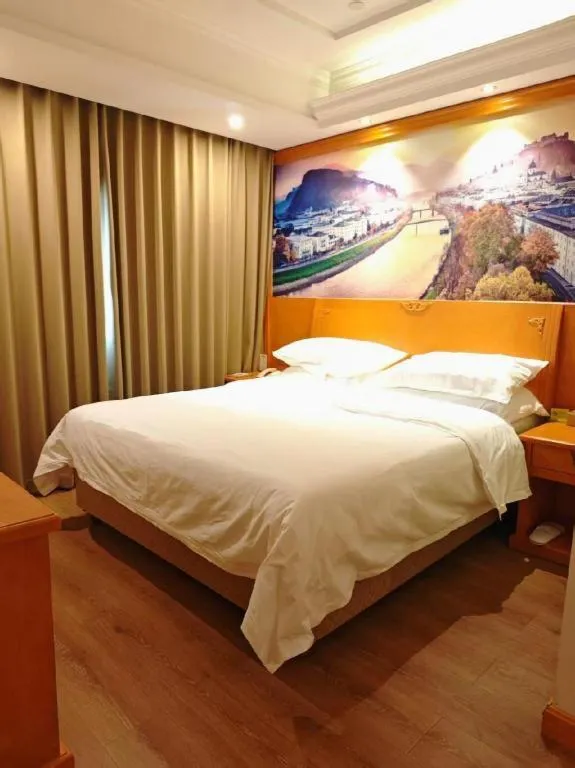 Bed in Vienna Hotel Hubei Enshi Railway Station