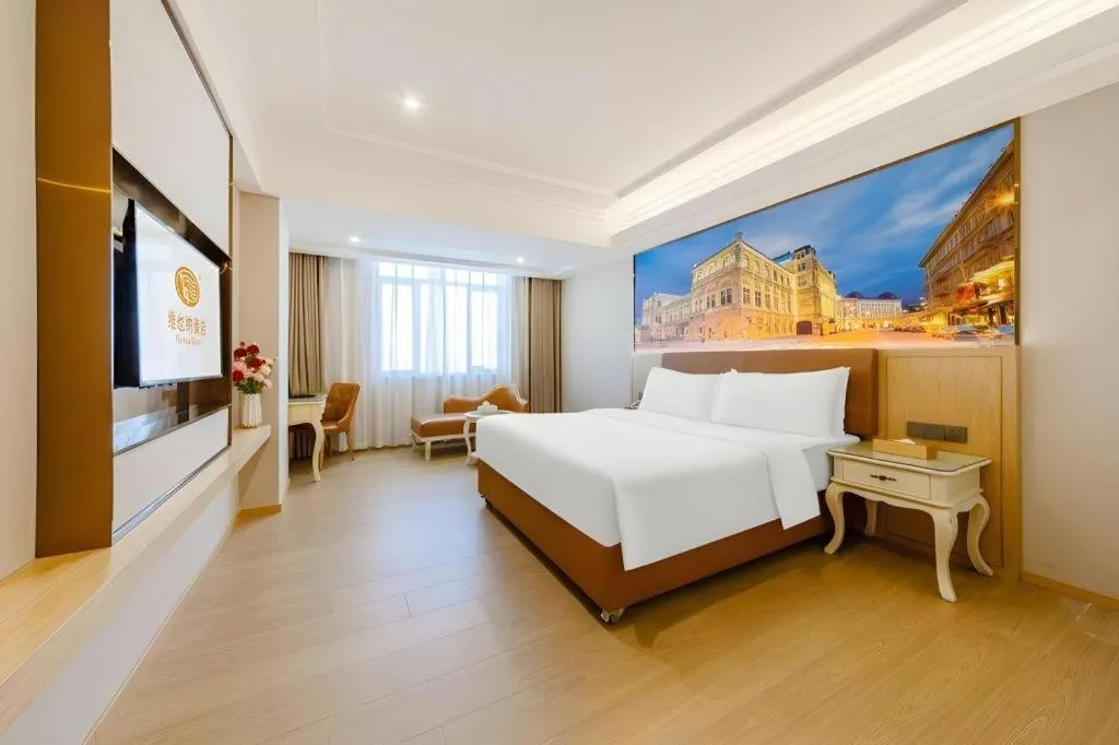Bed in Vienna Hotel Guangdong Shantou South Bus Station