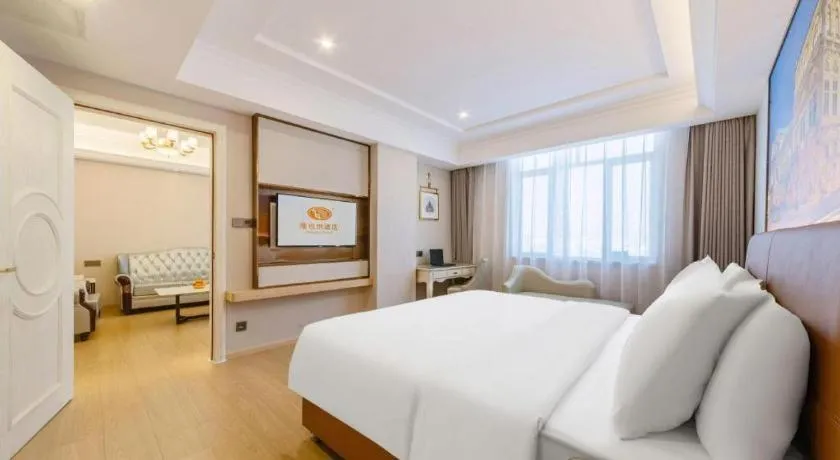 Bed in Vienna Hotel Guangdong Shantou South Bus Station