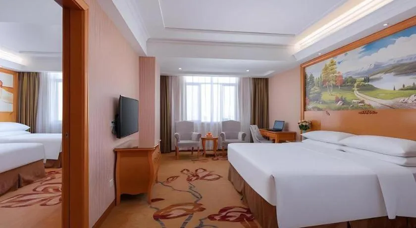 Bed in Vienna Hotel Guangdong Shantou South Bus Station