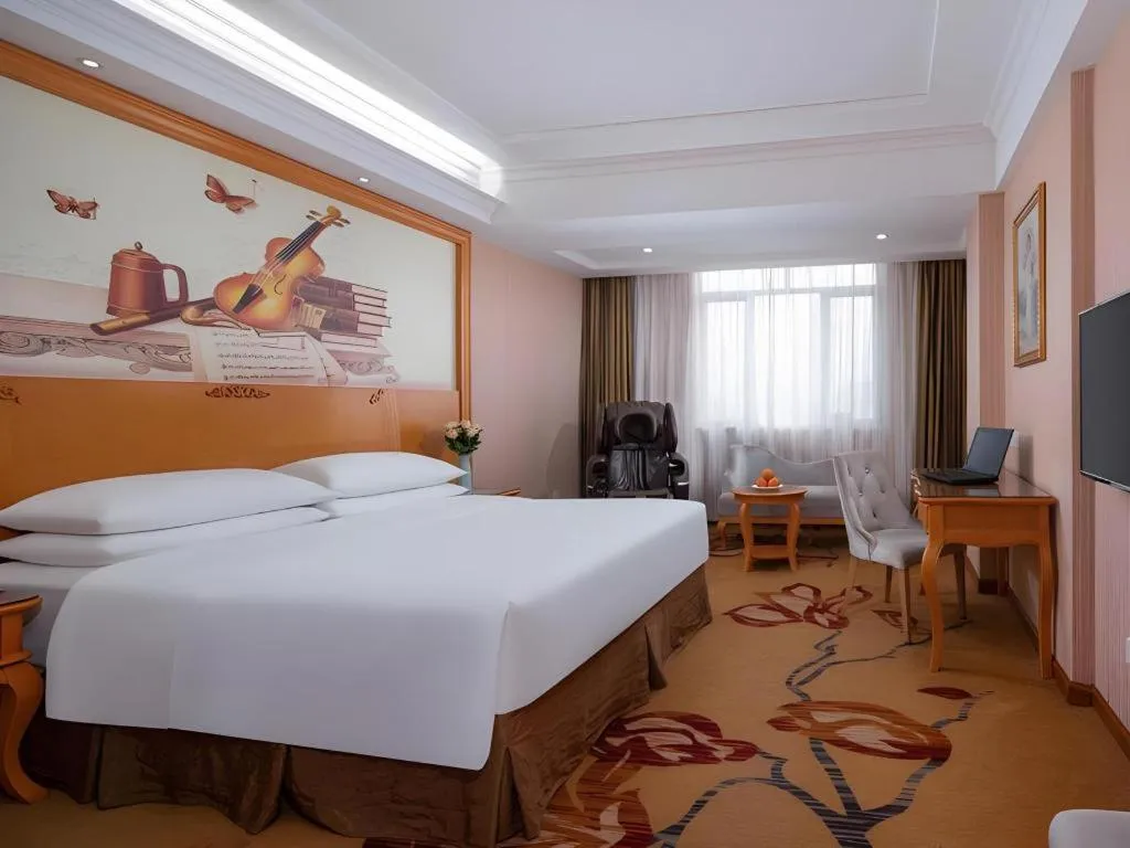 Bed in Vienna Hotel Guangdong Shantou South Bus Station