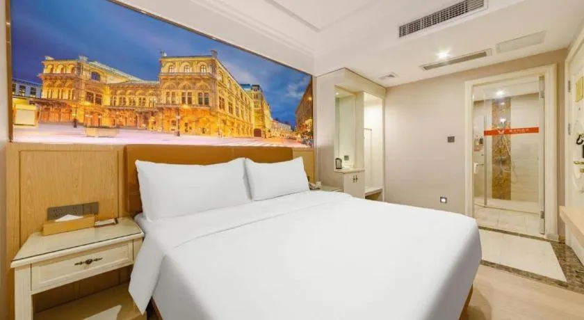 Bed in Vienna Hotel Guangdong Shantou South Bus Station