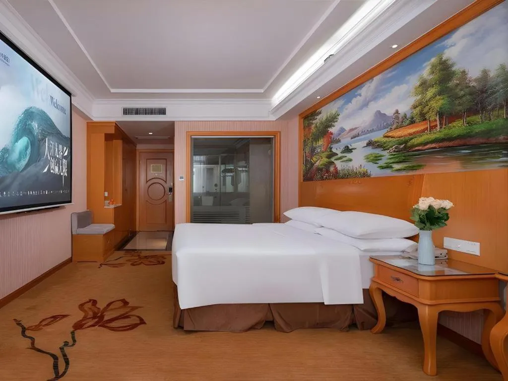 Bed in Vienna Hotel Guangdong Shantou South Bus Station