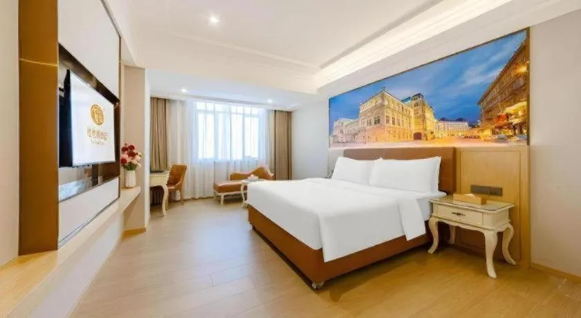 Bed in Vienna Hotel Guangdong Shantou South Bus Station