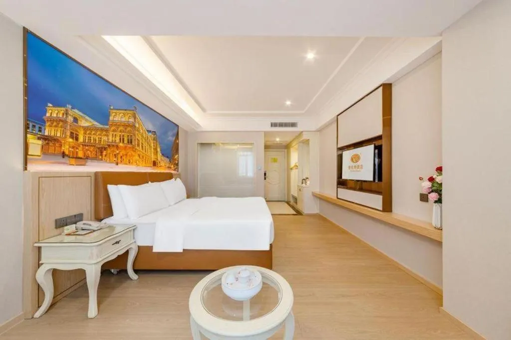 Bed in Vienna Hotel Guangdong Shantou South Bus Station