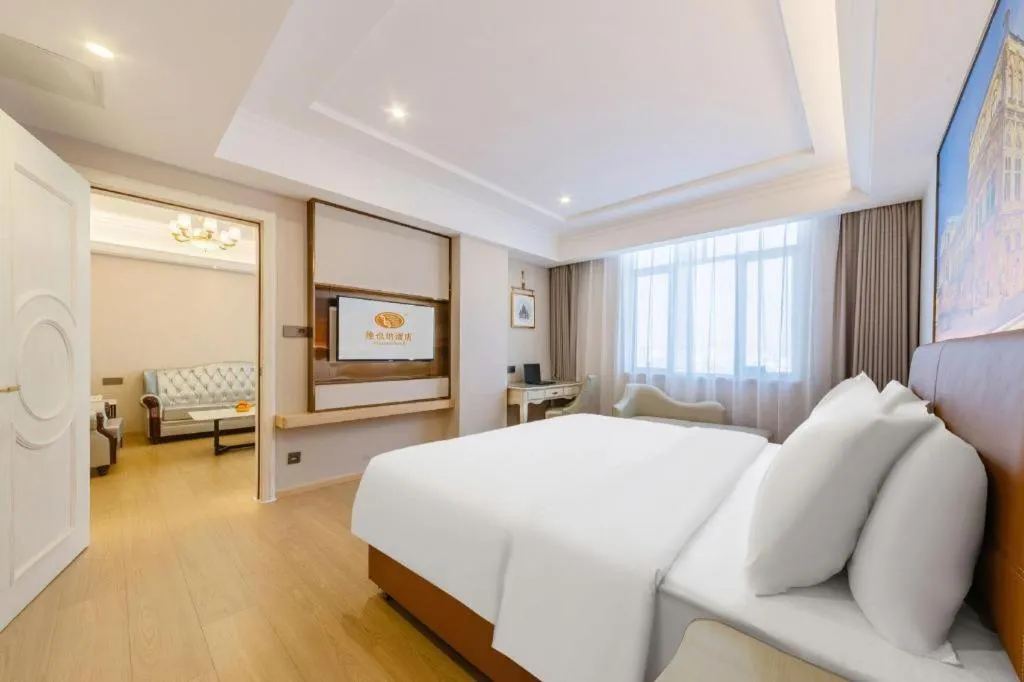 Bed in Vienna Hotel Guangdong Shantou South Bus Station