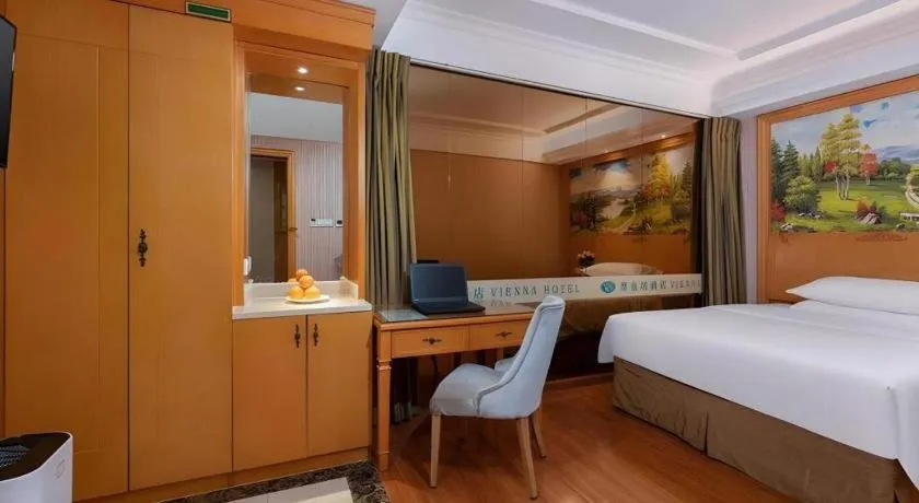 Bed in Vienna Hotel Guangdong Shantou South Bus Station
