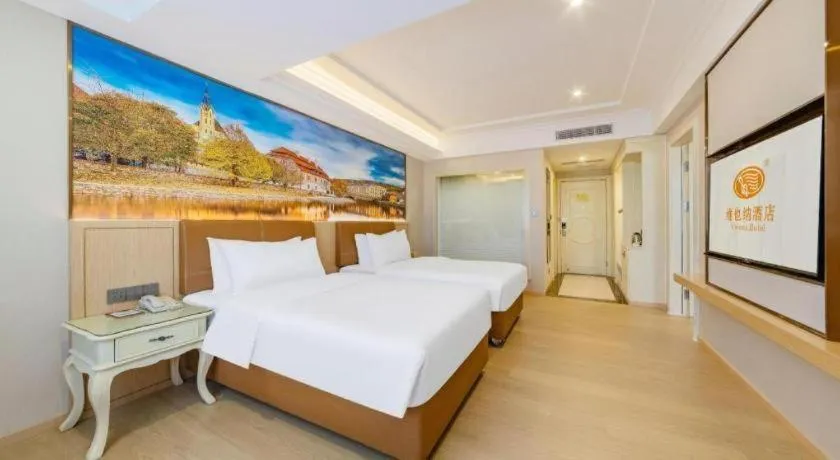 Bed in Vienna Hotel Guangdong Shantou South Bus Station