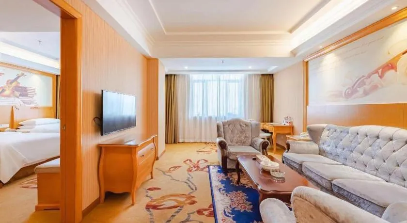 Bed in Vienna Hotel Guangdong Shantou South Bus Station