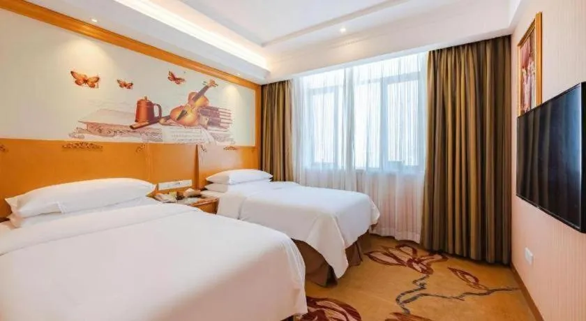 Bed in Vienna Hotel Guangdong Shantou South Bus Station