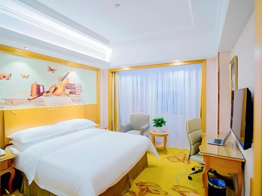 Bed in Vienna Hotel Shanghai Songjiang Market Miaoqian Street