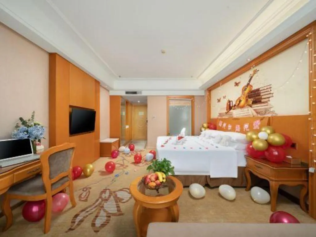 Bed in Vienna Hotel Nanning Anji Wanda 33rd Middle School Metro Station