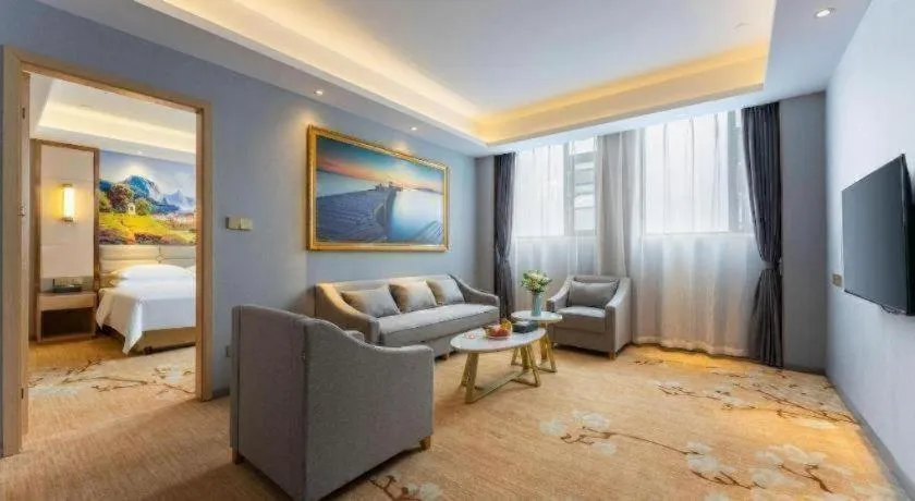 Bed in Vienna Hotel Wuhan Guobo Jiangang Metro Station