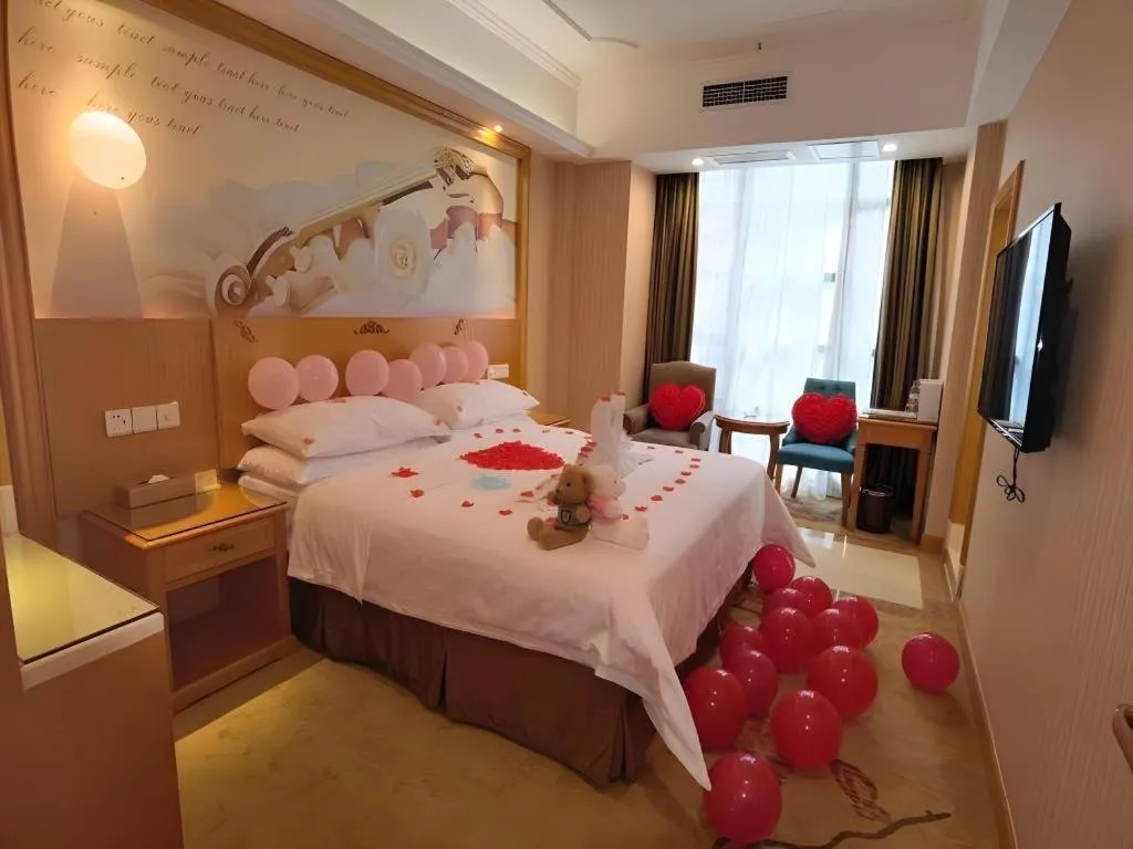 Bed in Vienna Hotel Chongqing Wanzhou Wanda Plaza