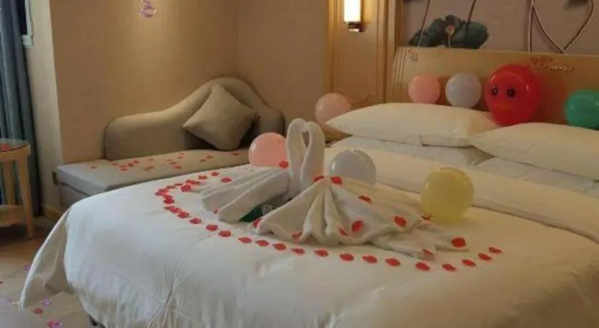 Bed in Vienna Hotel Chongqing Lijiatuo Pedestrian Street