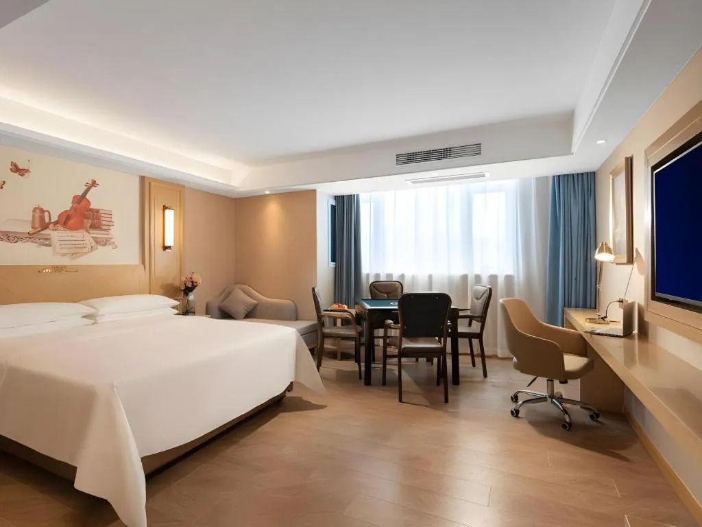 Bed in Vienna Hotel Chongqing Lijiatuo Pedestrian Street