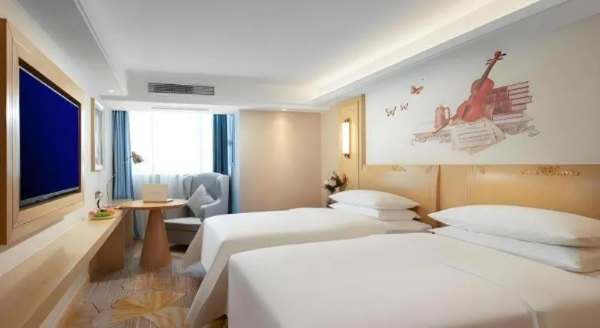 Bed in Vienna Hotel Chongqing Lijiatuo Pedestrian Street