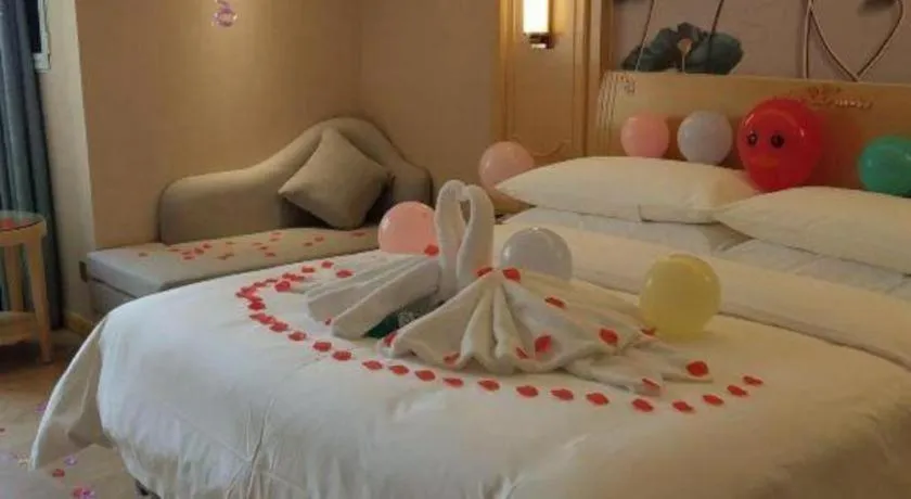 Bed in Vienna Hotel Chongqing Lijiatuo Pedestrian Street