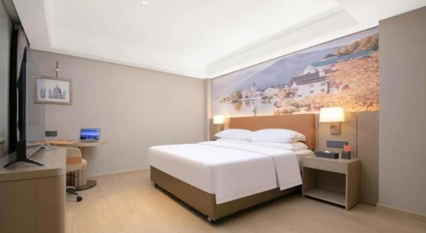 Bed in Vienna Hotel Hubei Jinzhou Changjiang University