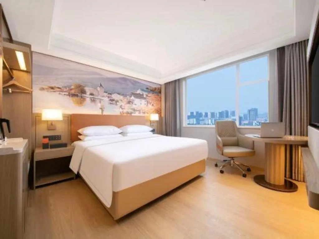 Bed in Vienna Hotel Hubei Jinzhou Changjiang University