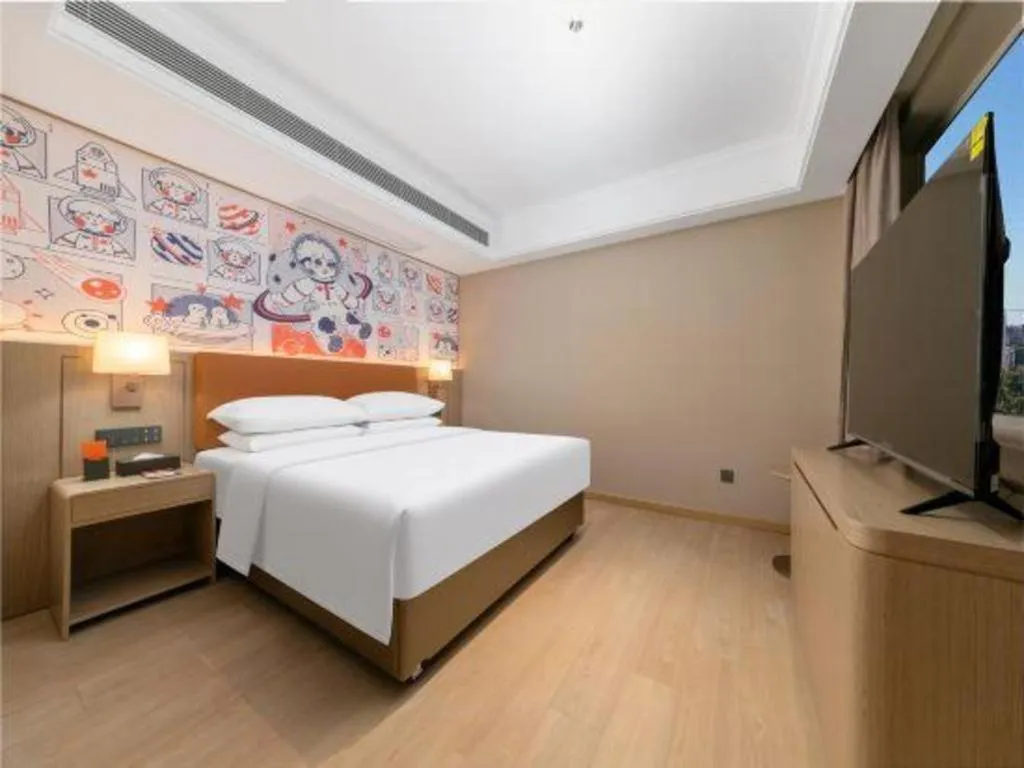 Bed in Vienna Hotel Hubei Jinzhou Changjiang University
