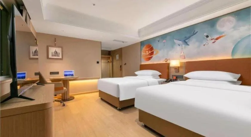 Bed in Vienna Hotel Hubei Jinzhou Changjiang University