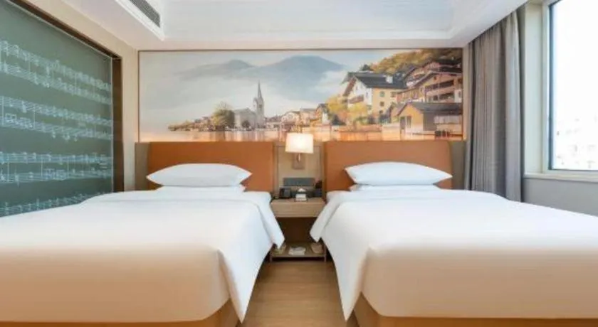Bed in Vienna Hotel Hubei Jinzhou Changjiang University