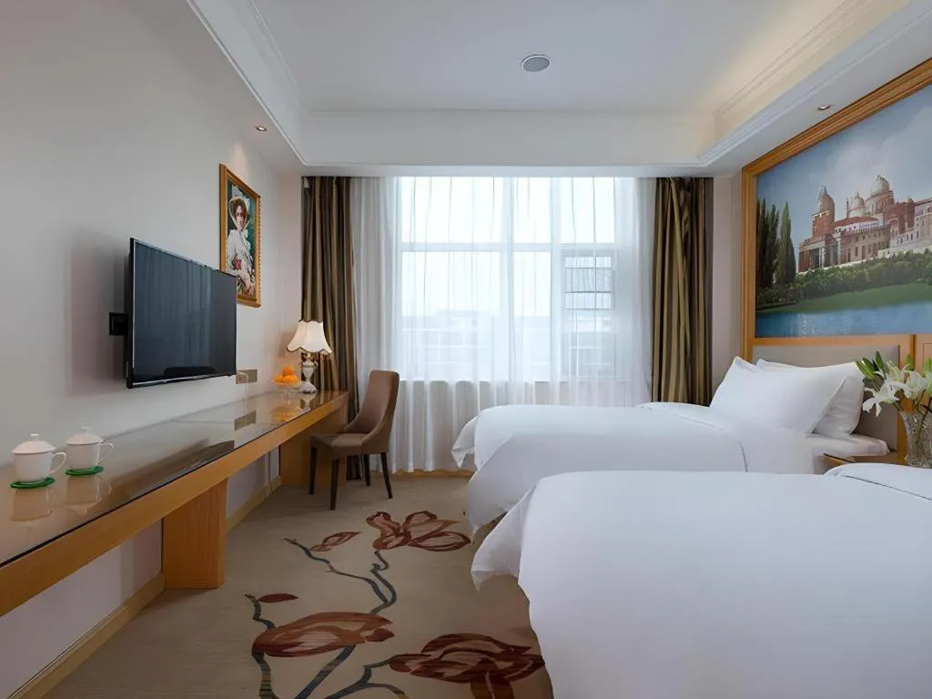 Bed in Vienna Hotel Hubei Jinzhou Changjiang University