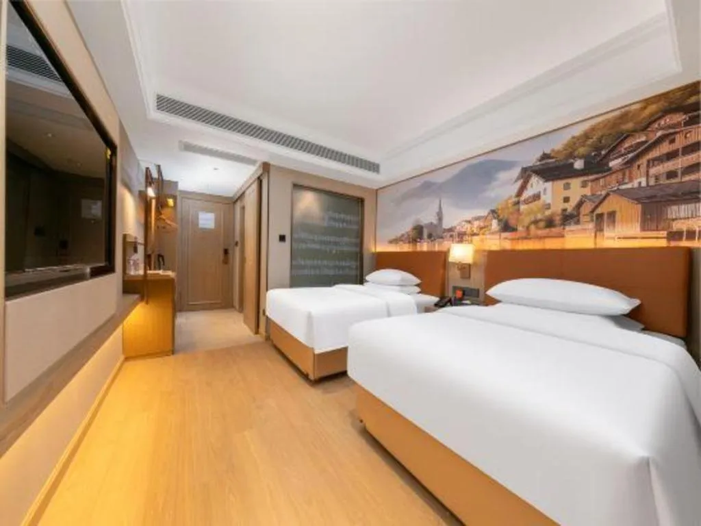 Bed in Vienna Hotel Hubei Jinzhou Changjiang University