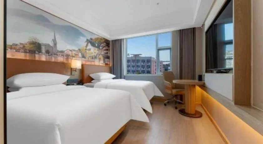 Bed in Vienna Hotel Hubei Jinzhou Changjiang University